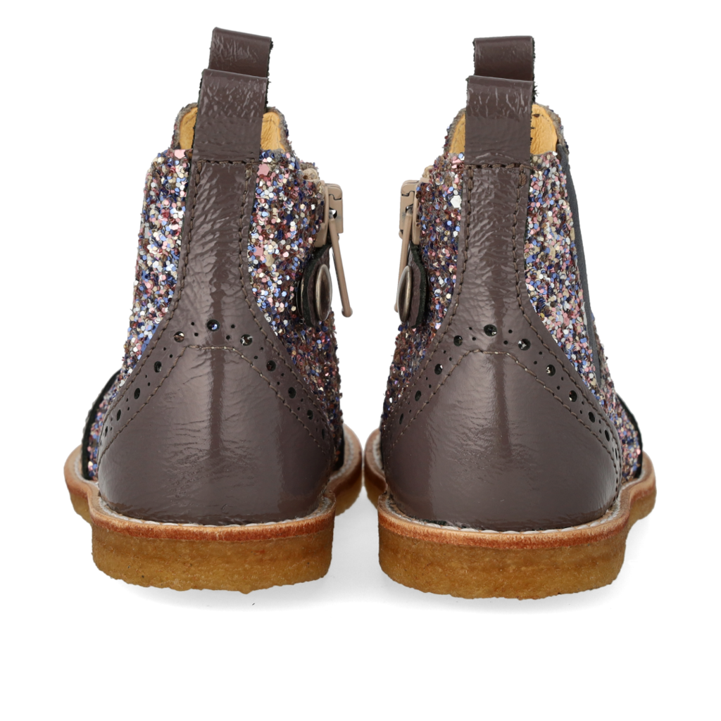ANGULUS ANGULUS STARTER CHELSEA BOOT LAVENDER PASTEL MULTI GLITTER