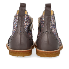 ANGULUS ANGULUS STARTER CHELSEA BOOT LAVENDER PASTEL MULTI GLITTER