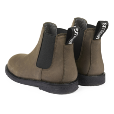 ANGULUS ANGULUS CHELSEA BOOT DARK OLIVE BLACK