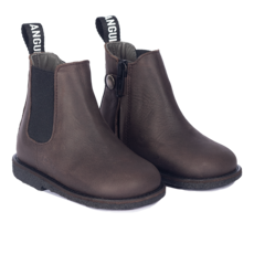 ANGULUS ANGULUS STARTER CHELSEA BOOT DARK BROWN BLACK