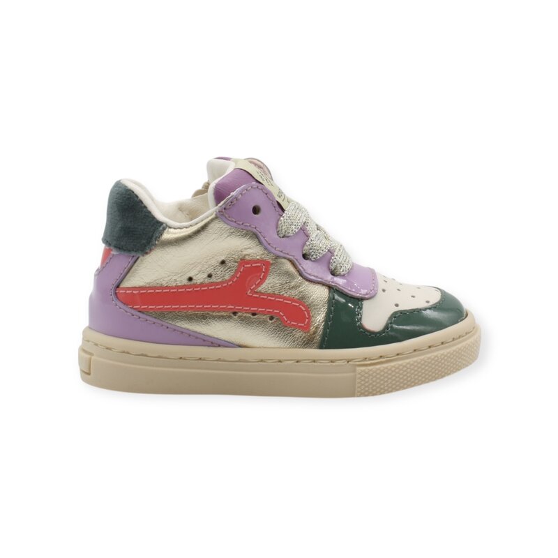 RONDINELLA RONDINELLA MINI SNEAKER GREEN LILA