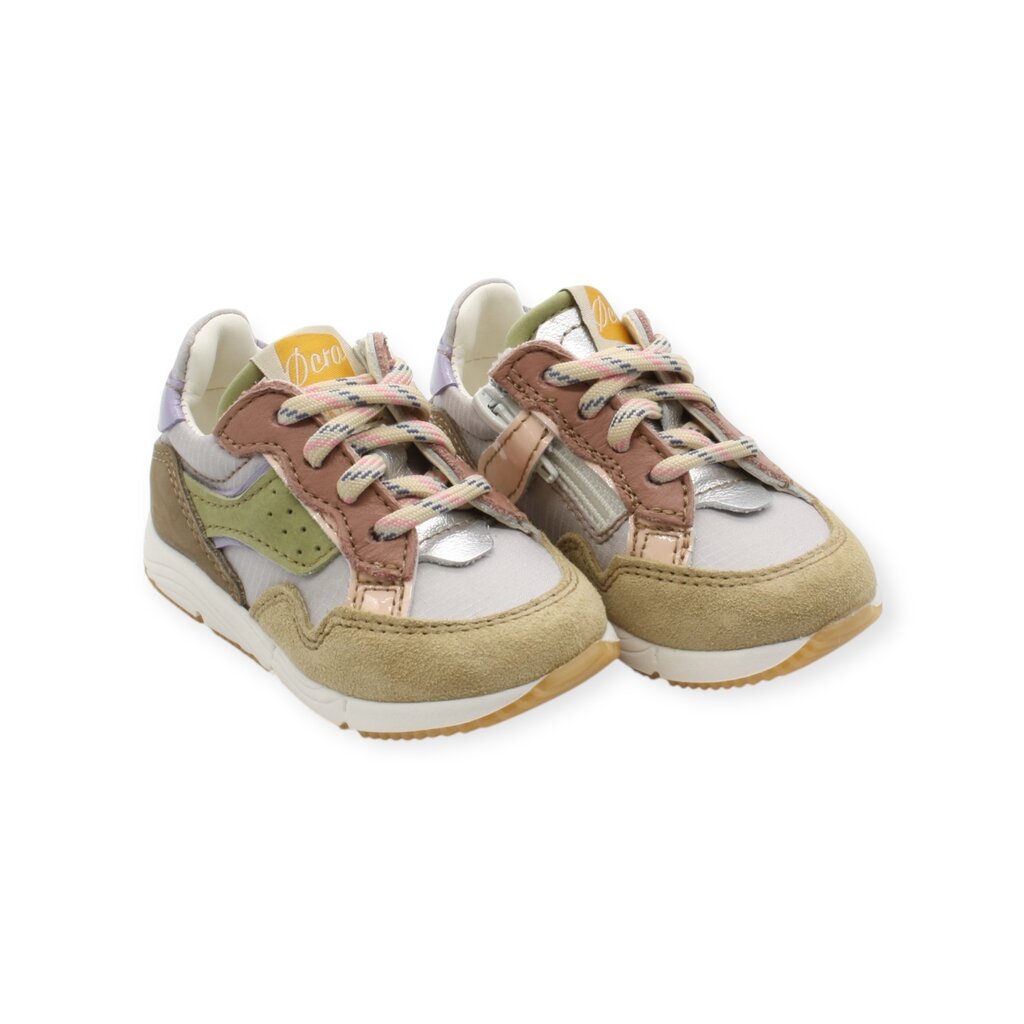 OCRA OCRA FIRST SNEAKER VERDE CAPPUCCINO PERLA