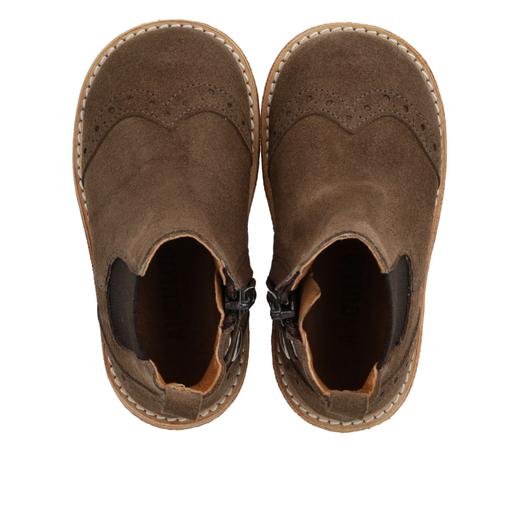 ANGULUS ANGULUS STARTER CHELSEA BOOT DARK TAUPE