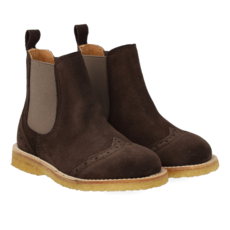 ANGULUS ANGULUS CHELSEA BOOT DARK BROWN