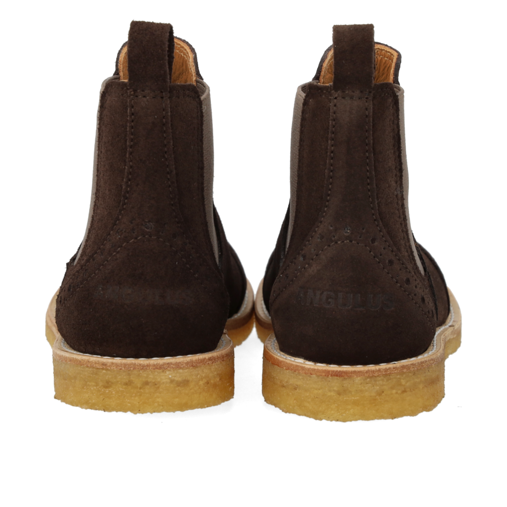 ANGULUS ANGULUS CHELSEA BOOT DARK BROWN
