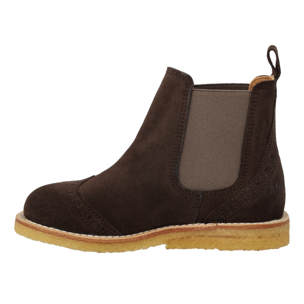 ANGULUS ANGULUS CHELSEA BOOT DARK BROWN