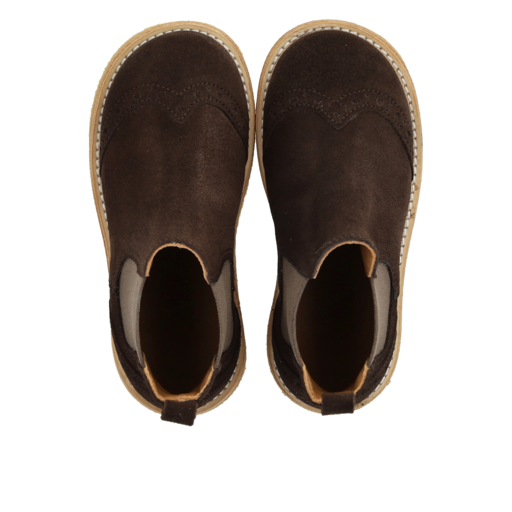 ANGULUS ANGULUS CHELSEA BOOT DARK BROWN
