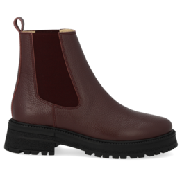 ANGULUS ANGULUS CHELSEA BOOT AUBERGINE BORDEAUX