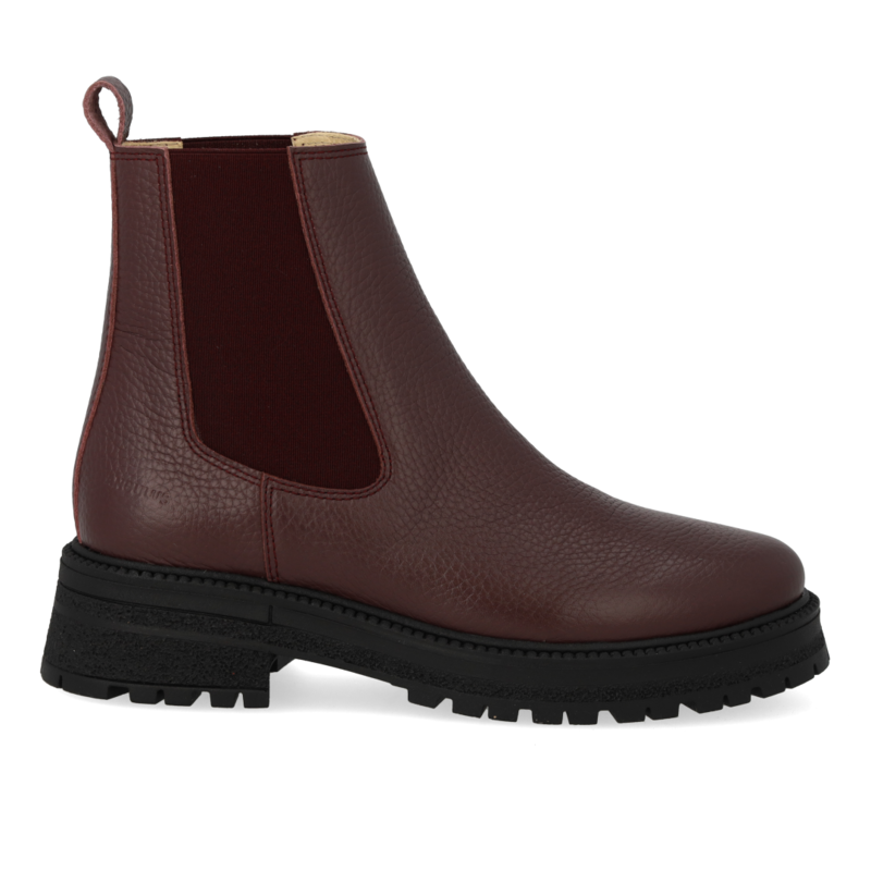 ANGULUS ANGULUS CHELSEA BOOT AUBERGINE BORDEAUX