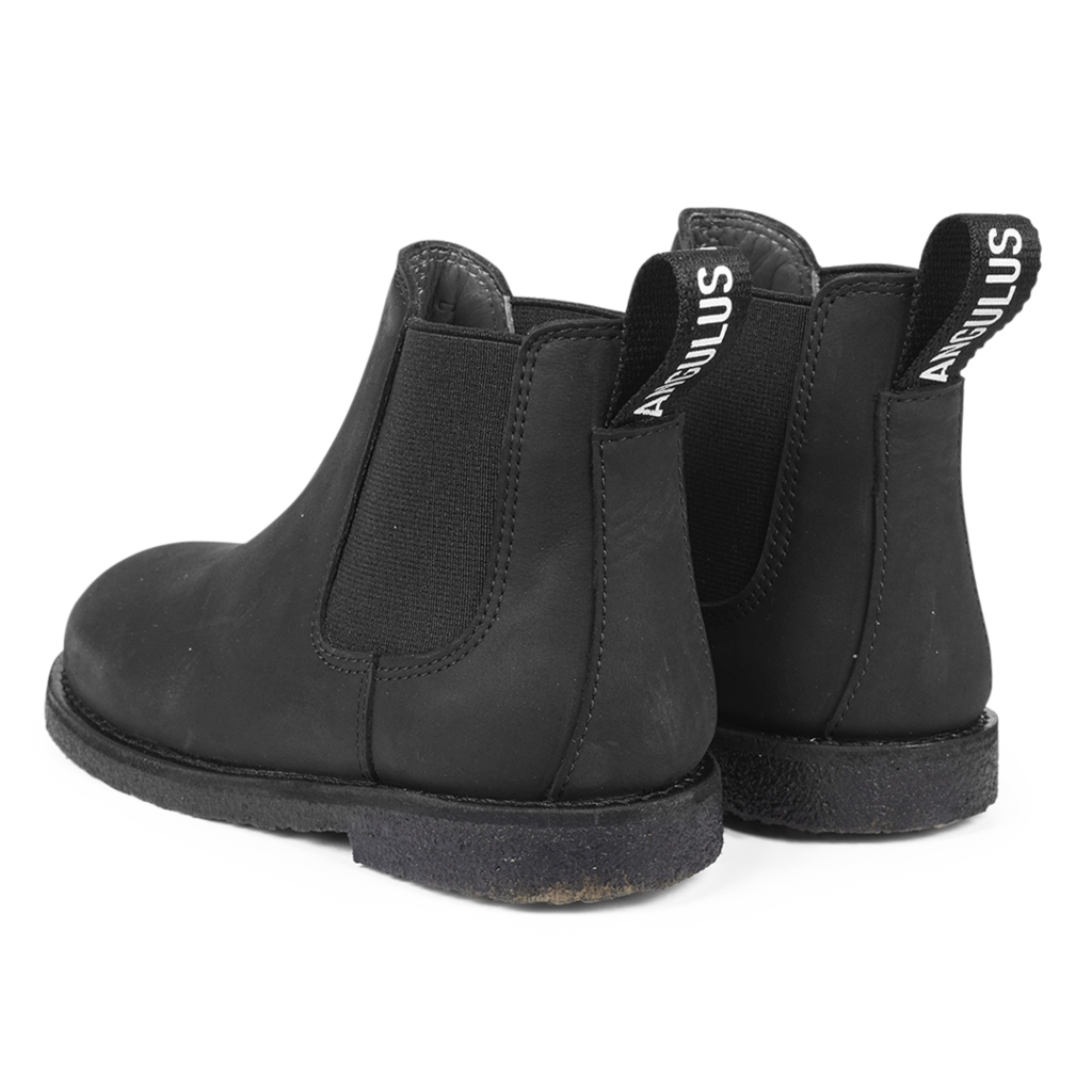 ANGULUS ANGULUS CHELSEA BOOT BLACK LOGO