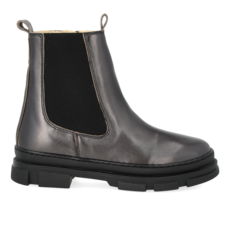 ANGULUS ANGULUS CHELSEA BOOT BLACK SHINE METALLIC