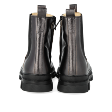 ANGULUS ANGULUS CHELSEA BOOT BLACK SHINE METALLIC