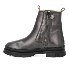 ANGULUS ANGULUS CHELSEA BOOT BLACK SHINE METALLIC