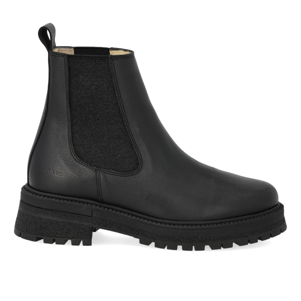 ANGULUS ANGULUS CHELSEA BOOT BLACK BLACK GLITTER