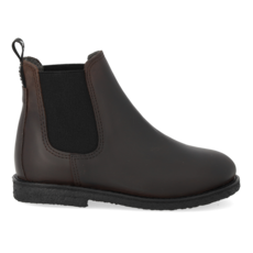 ANGULUS ANGULUS CHELSEA BOOT DARK BROWN BLACK LOGO