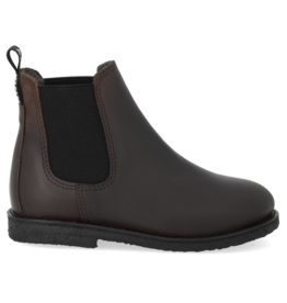 ANGULUS ANGULUS CHELSEA BOOT DARK BROWN BLACK LOGO