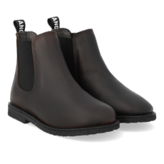 ANGULUS ANGULUS CHELSEA BOOT DARK BROWN BLACK LOGO