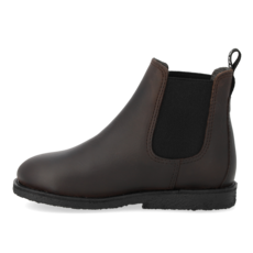 ANGULUS ANGULUS CHELSEA BOOT DARK BROWN BLACK LOGO
