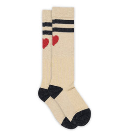 MP DENMARK MP ELGA GLITTER KNEE SOCKS CHAMPAGNE
