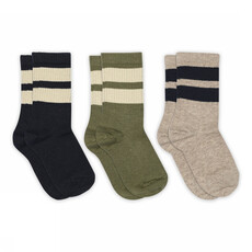 MP DENMARK MP ANKER SOCKS 3PACK LIGHT BROWN