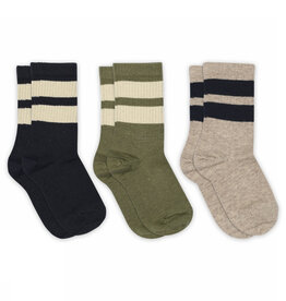MP DENMARK MP ANKER SOCKS 3PACK LIGHT BROWN