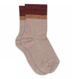 MP DENMARK MP NORMA GLITTER SOCKS RUST