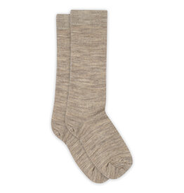 MP DENMARK MP WOOL KNEE SOCKS LIGHT BROWN