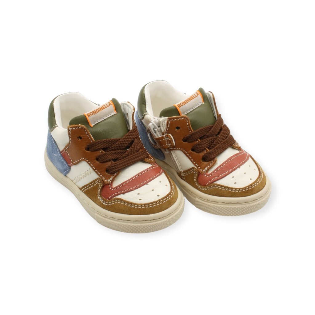 RONDINELLA RONDINELLA MINI SNEAKER CAMEL BLUE