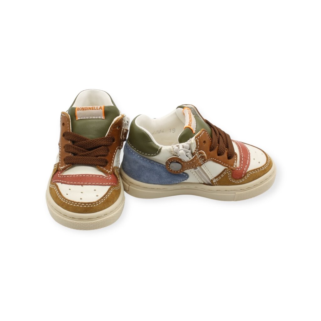 RONDINELLA RONDINELLA MINI SNEAKER CAMEL BLUE
