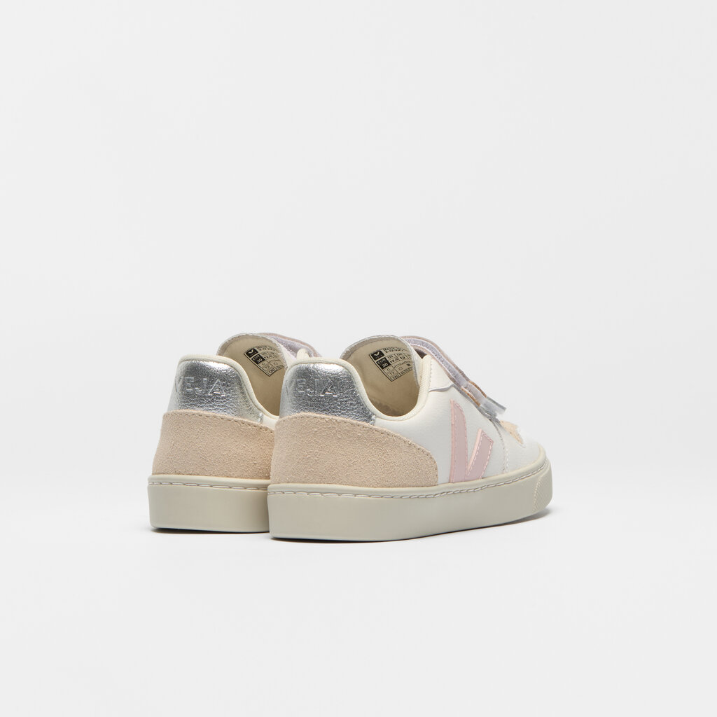 VEJA VEJA V10 LEATHER WHITE PETALE