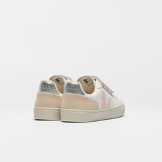 VEJA VEJA V10 LEATHER WHITE PETALE