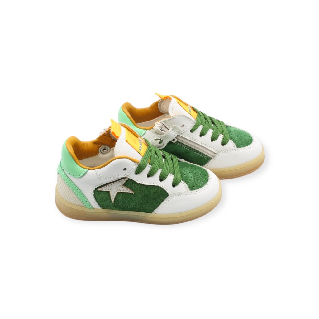 RONDINELLA RONDINELLA GG ZIP SNEAKER GREEN