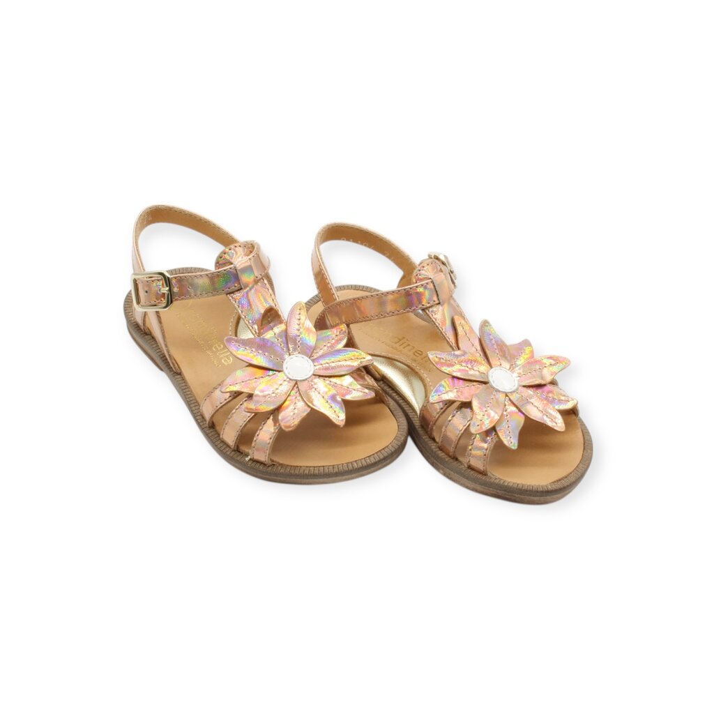 RONDINELLA RONDINELLA SANDAL BIG FLOWER ROSé