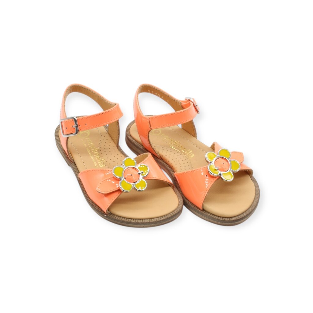 RONDINELLA RONDINELLA SANDAL LITTLE FLOWER CORAILLE PINK