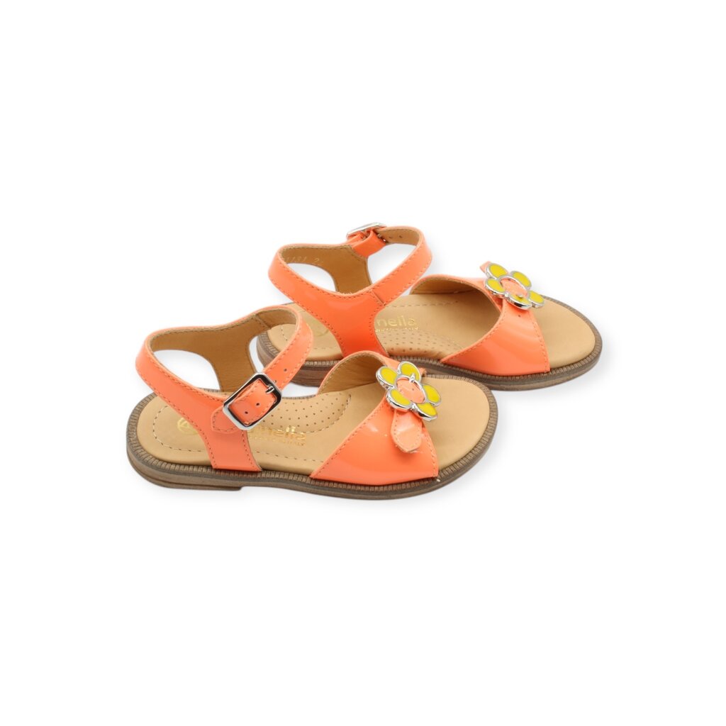RONDINELLA RONDINELLA SANDAL LITTLE FLOWER CORAILLE PINK