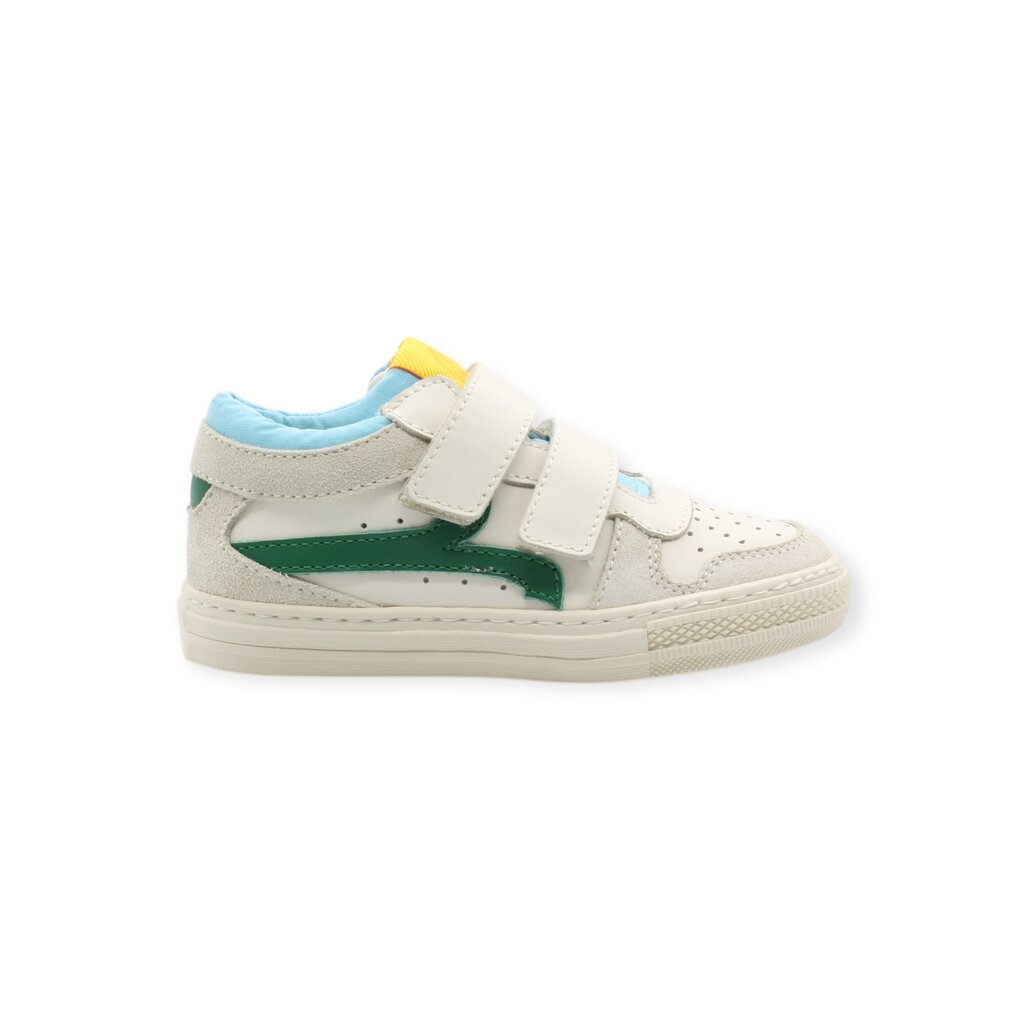RONDINELLA RONDINELLA CLASSIC VELCRO SNEAKER WHITE BLUE
