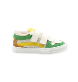 RONDINELLA RONDINELLA CLASSIC VELCRO SNEAKER BEIGE GREEN