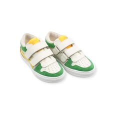 RONDINELLA RONDINELLA CLASSIC VELCRO SNEAKER BEIGE GREEN