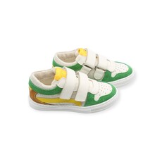 RONDINELLA RONDINELLA CLASSIC VELCRO SNEAKER BEIGE GREEN