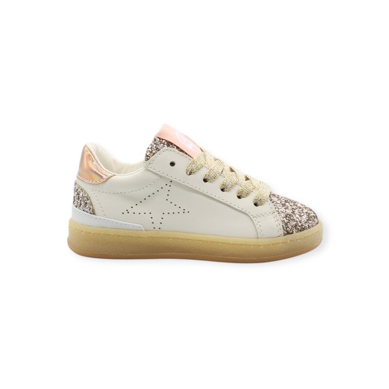 RONDINELLA RONDINELLA GG ZIP SNEAKER GOLD