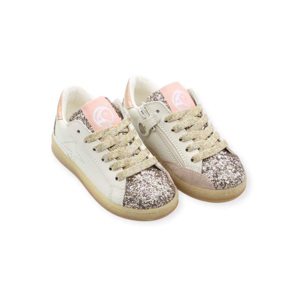 RONDINELLA RONDINELLA GG ZIP SNEAKER GOLD