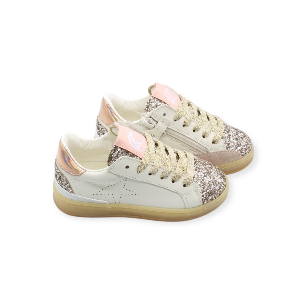 RONDINELLA RONDINELLA GG ZIP SNEAKER GOLD