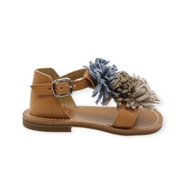 GALLUCCI GALLUCCI ETOILE FIRST SANDAL SEASIDE