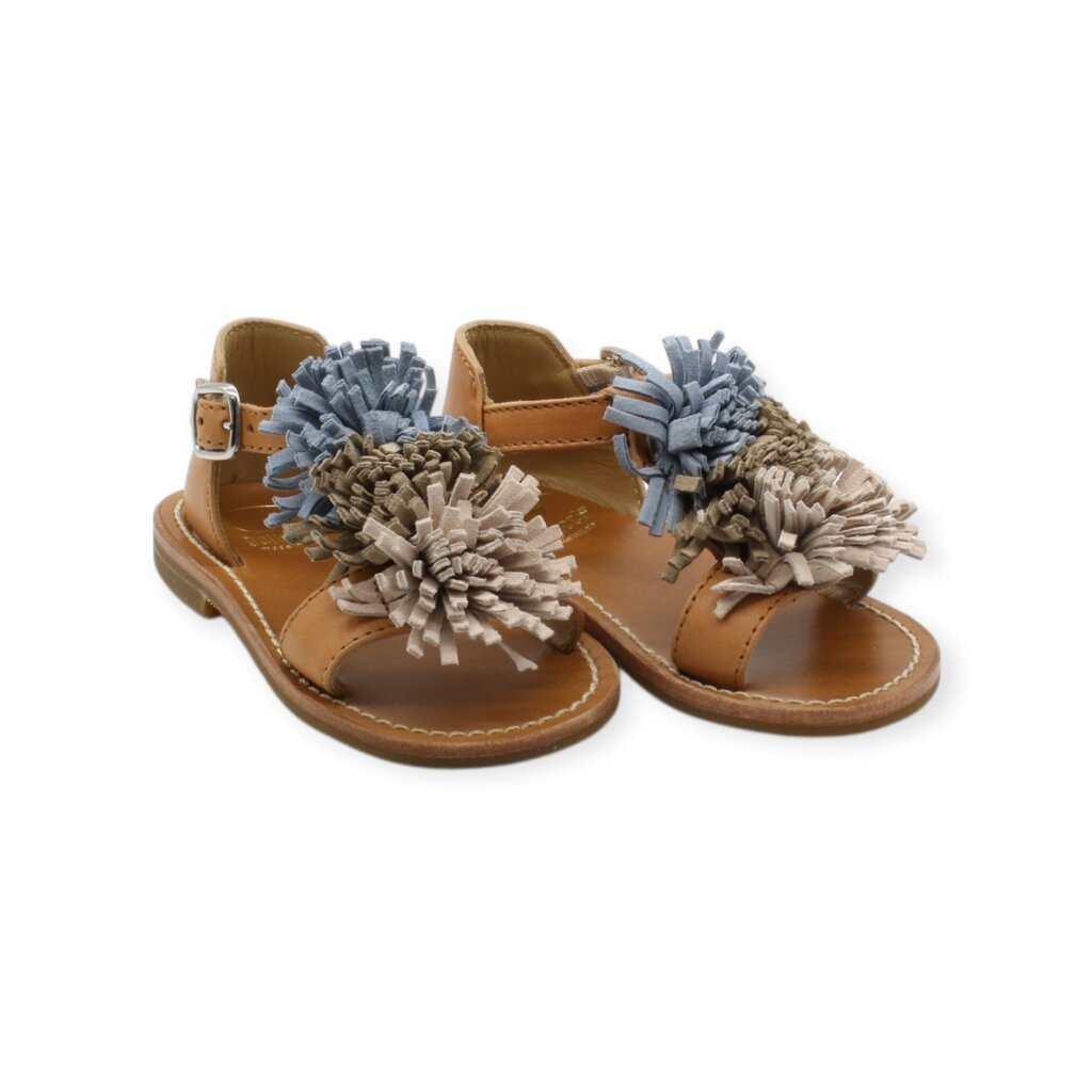 GALLUCCI GALLUCCI ETOILE FIRST SANDAL SEASIDE