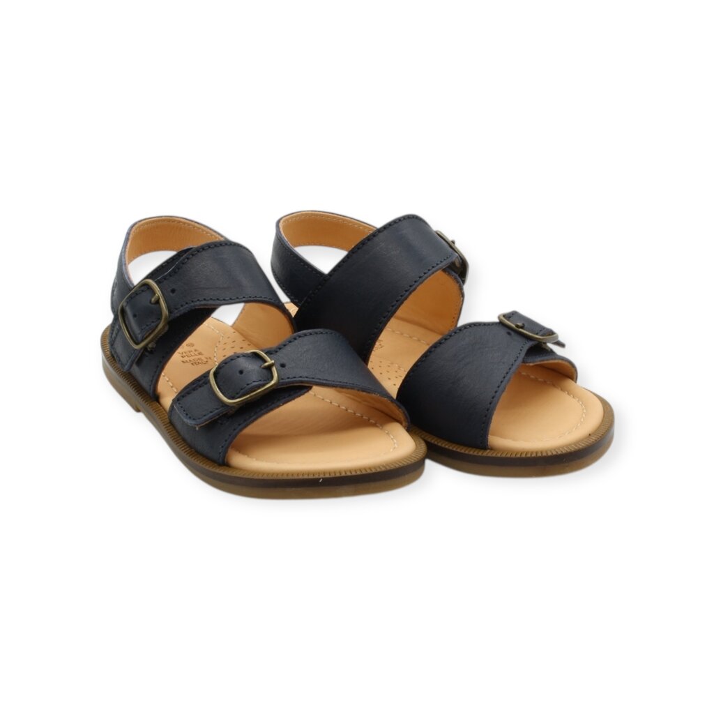 OCRA OCRA 613 CLASSIC SANDAL NAVY BLUE