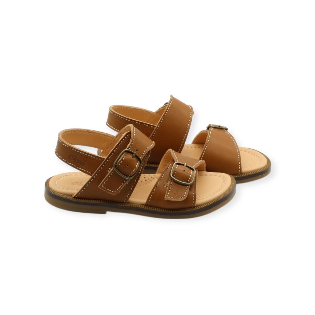 OCRA OCRA 613 CLASSIC SANDAL COGNAC