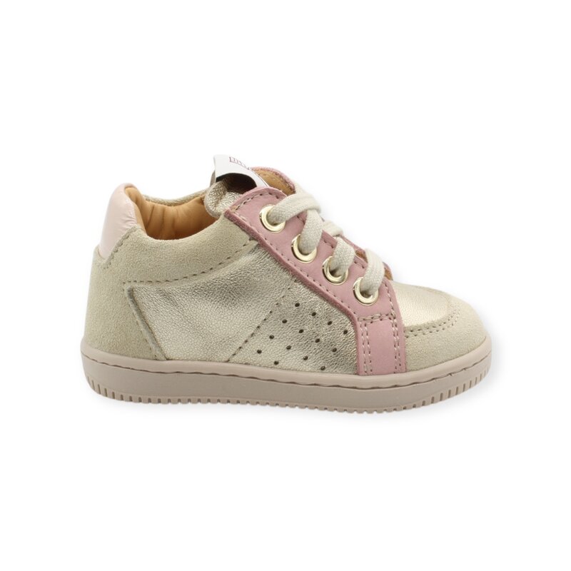 OCRA OCRA CLASSIC FIRST SNEAKER ETOILE GOLD PINK