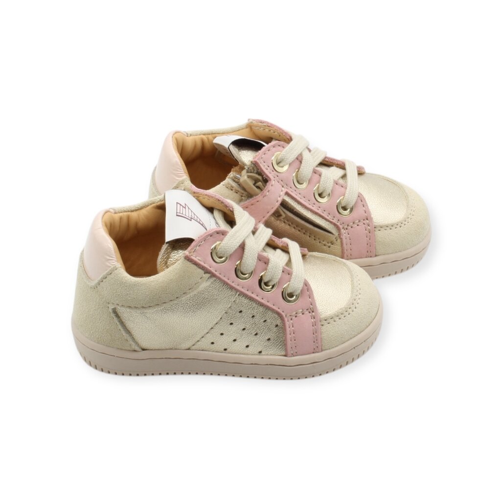 OCRA OCRA CLASSIC FIRST SNEAKER ETOILE GOLD PINK
