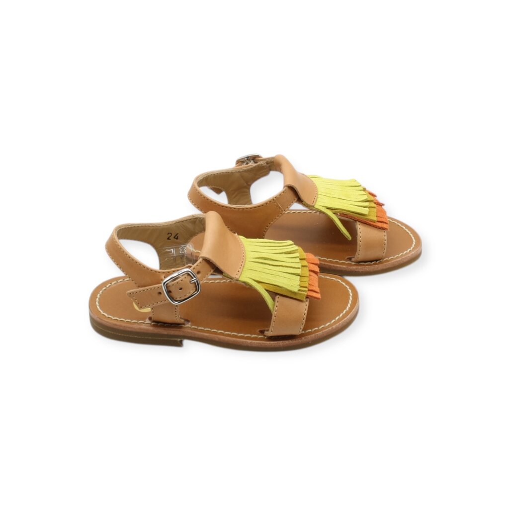 GALLUCCI GALLUCCI ETOILE SANDAL FRINGES LANTANA