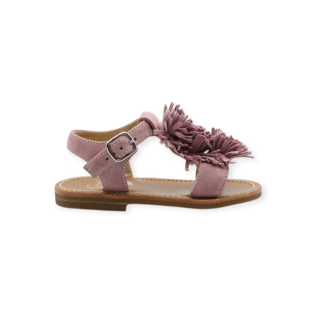 GALLUCCI GALLUCCI ETOILE SANDAL POMPOM SOFT PINK